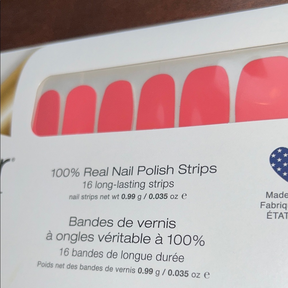 Color Street Coral Nail Polish Strips - Picture 2 of 5